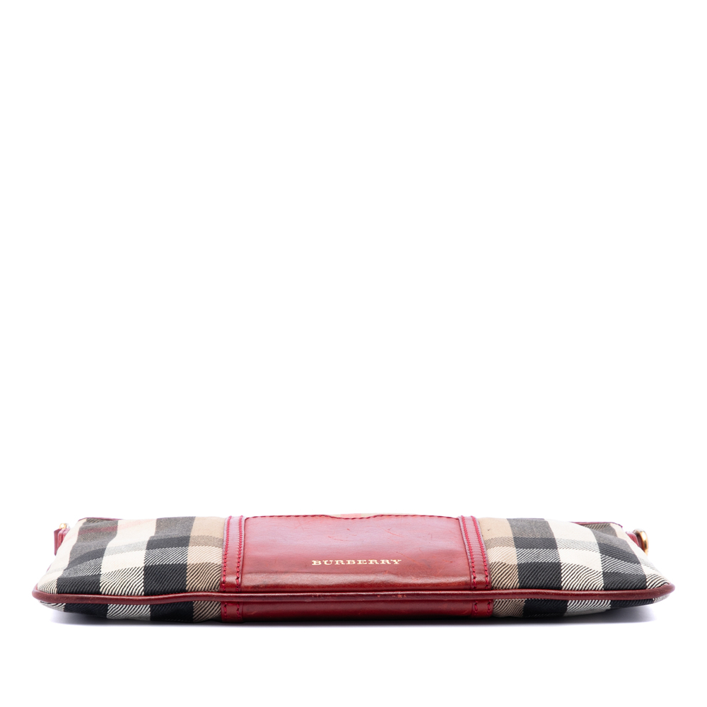 Pre-Loved Burberry House Check Canvas Crossbody - Picture 3 of 6